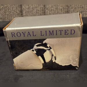 4 Royal Limited Silver Tone Barrels Napkin Rings